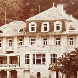 Hotel dobová fotografie